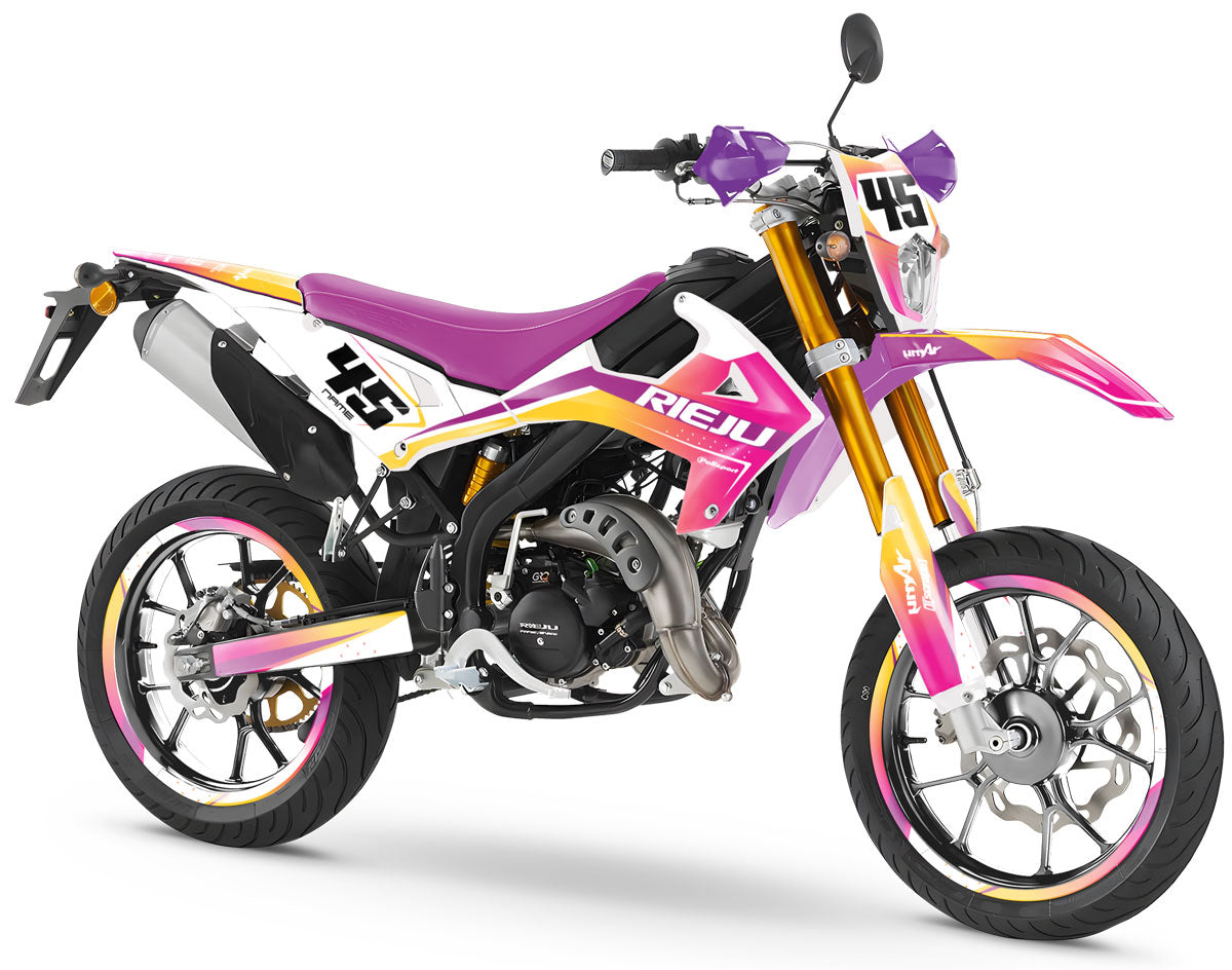 Dekor kit Rieju MRT 50cc 2022-2025 Armee-Rakete | Motorradaufkleber | Personalisierung 50cc | armysctv