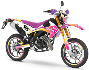 Dekor kit Rieju MRT 50cc 2022-2025 Armee-Rakete | Motorradaufkleber | Personalisierung 50cc | armysctv