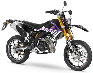 Dekor kit Rieju MRT 50cc 2022-2025 original roter Stil | Motorradaufkleber | Personalisierung 50cc | armysctv