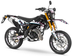Dekor kit Rieju MRT 50cc 2022-2025 Army Punch | Motorradaufkleber | Personalisierung 50cc | armysctv