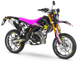 Dekor kit Rieju MRT 50cc 2022-2025 Rockstar | Motorradaufkleber | Personalisierung 50cc | armysctv