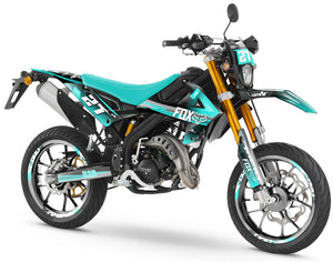 Kit déco Rieju MRT 50cc 2022-2025 Army SeptIème | autocollants moto | personnalisation 50cc | armysctv