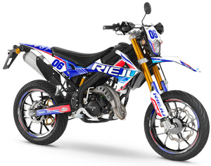 Dekor kit Rieju MRT 50cc 2022-2025 Six Days Frankreich | Motorradaufkleber | Personalisierung 50cc | armysctv