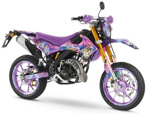 Dekor kit Rieju MRT 50cc 2022-2025 Vice City | Motorradaufkleber | Personalisierung 50cc | armysctv