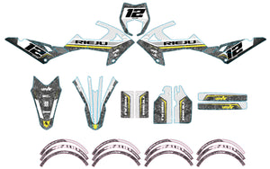 Kit pegatinas Rieju MRT 50cc 2022-2025 Guerra Militar | pegatinas para moto | personalización 50cc | armysctv