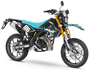 Dekor kit Rieju MRT 50cc 2022-2025 Wellen | Motorradaufkleber | Personalisierung 50cc | armysctv