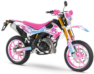 Dekor kit Rieju MRT 50cc 2022-2025 Xfast | Motorradaufkleber | Personalisierung 50cc | armysctv