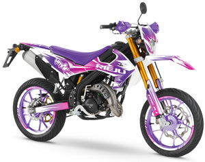 Dekor kit Rieju MRT 50cc 2022-2025 Xfast | Motorradaufkleber | Personalisierung 50cc | armysctv