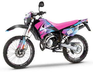Kit pegatinas 50cc Rieju RR 2005-2007 Blast | pegatinas para moto | personalización 50cc | armysctv