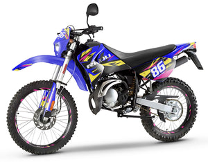 Kit pegatinas 50cc Rieju RR 2005-2007 Tacker | pegatinas para moto | personalización 50cc | armysctv