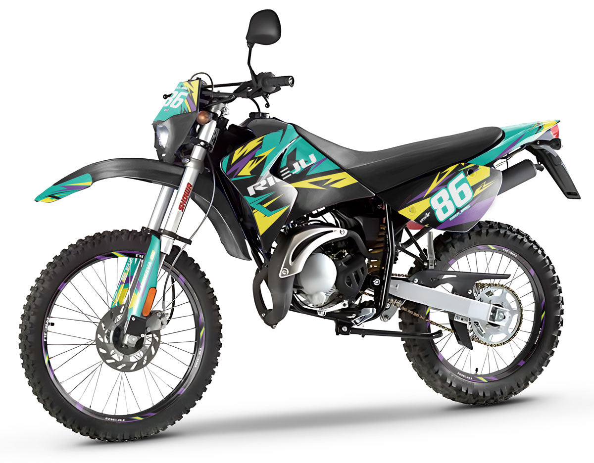 Kit déco 50cc Rieju RR 2005-2007 Tacker | autocollants moto | personnalisation 50cc | armysctv