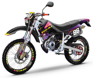Deko-sett 50cc Rieju RR 1996-2004 Neon | motorsykkel klistremerker | tilpasning 50cc | armysctv