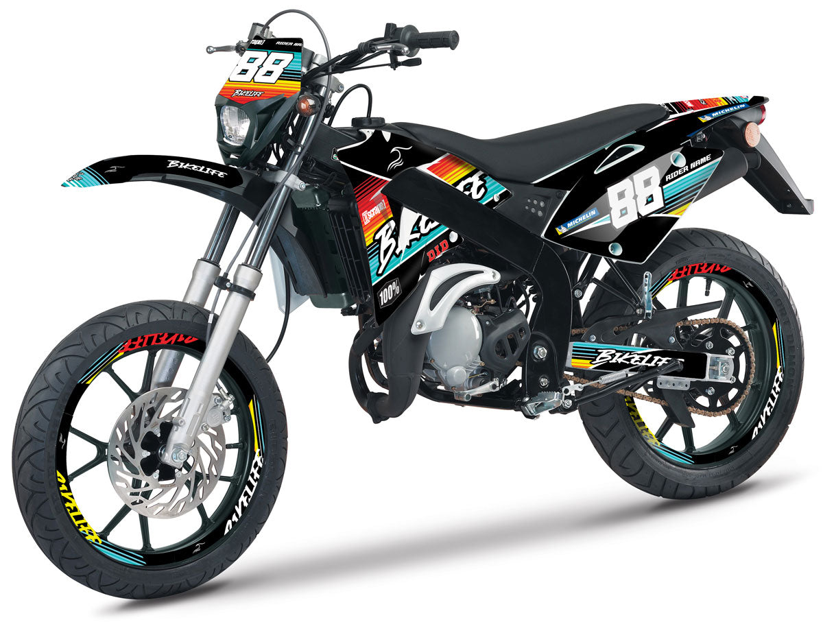 Dekor kit Rieju 50cc SMX 2001-2009 Armee Bikelife | Motorradaufkleber | Personalisierung 50cc | armysctv