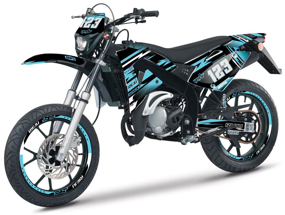 Dekor kit Rieju 50cc SMX 2001-2009 Army Dream | Motorradaufkleber | Personalisierung 50cc | armysctv