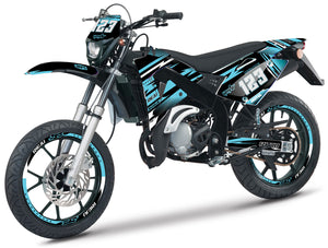 Kit déco Rieju 50cc SMX 2001-2009 Army Dream | autocollants moto | personnalisation 50cc | armysctv