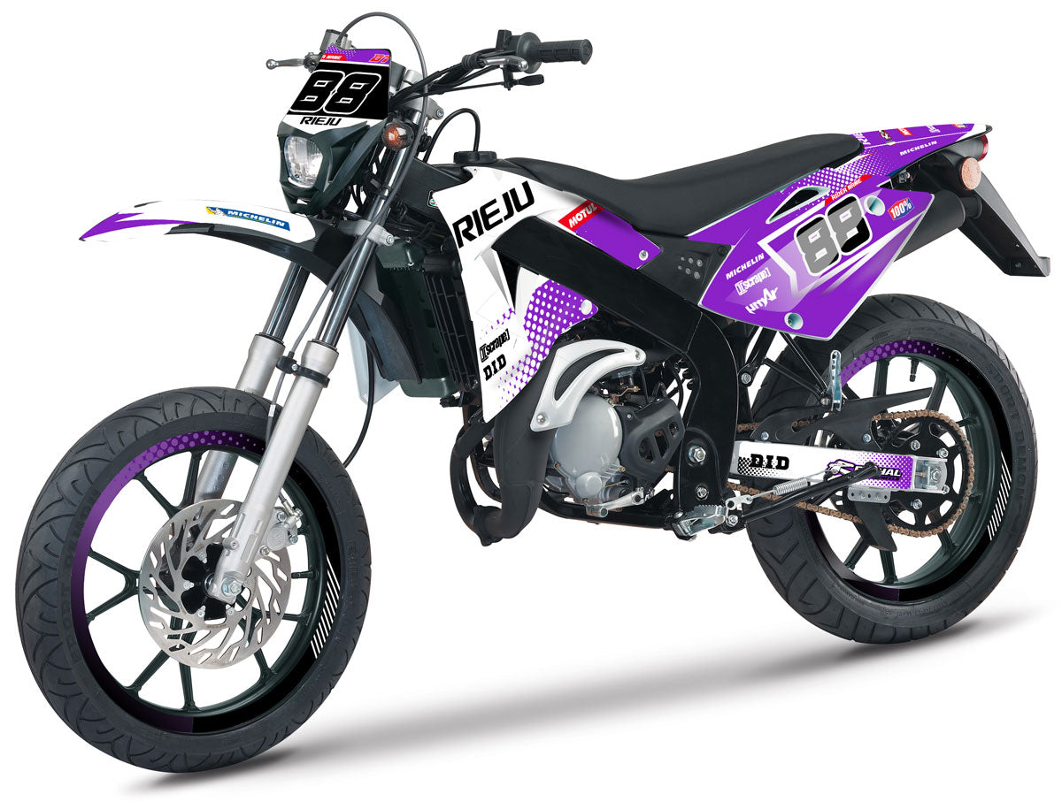 Dekor kit Rieju 50cc SMX 2001-2009 Army Ghost | Motorradaufkleber | Personalisierung 50cc | armysctv