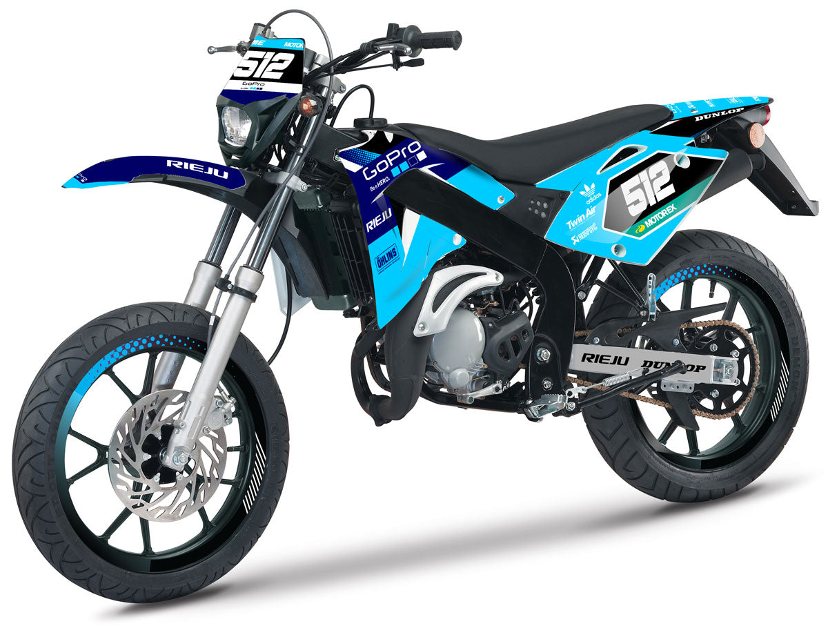 Rieju 50cc SMX 2001-2009 Graphics kit GoPro | motorcycle stickers | 50cc customization | armysctv