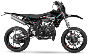 Kit déco Sherco 50cc 2017-2025 Black Cat | autocollants moto | personnalisation 50cc | armysctv