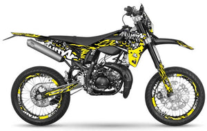 Kit pegatinas Sherco 50cc 2017-2025 Ojos del Ejército | pegatinas para moto | personalización 50cc | armysctv