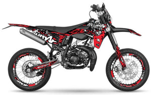Kit pegatinas Sherco 50cc 2017-2025 Ojos del Ejército | pegatinas para moto | personalización 50cc | armysctv