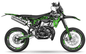 Kit pegatinas Sherco 50cc 2017-2025 Ojos del Ejército | pegatinas para moto | personalización 50cc | armysctv