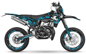 Kit déco Sherco 50cc 2017-2025 Army Feather | autocollants moto | personnalisation 50cc | armysctv