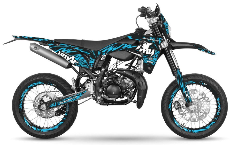 Kit déco Sherco 50cc 2017-2025 Army Feather | autocollants moto | personnalisation 50cc | armysctv
