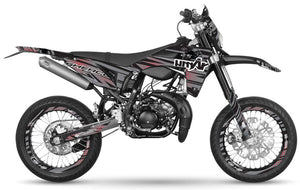 Dekor kit Sherco 50cc 2017-2025 Armee Grau | Motorradaufkleber | Personalisierung 50cc | armysctv