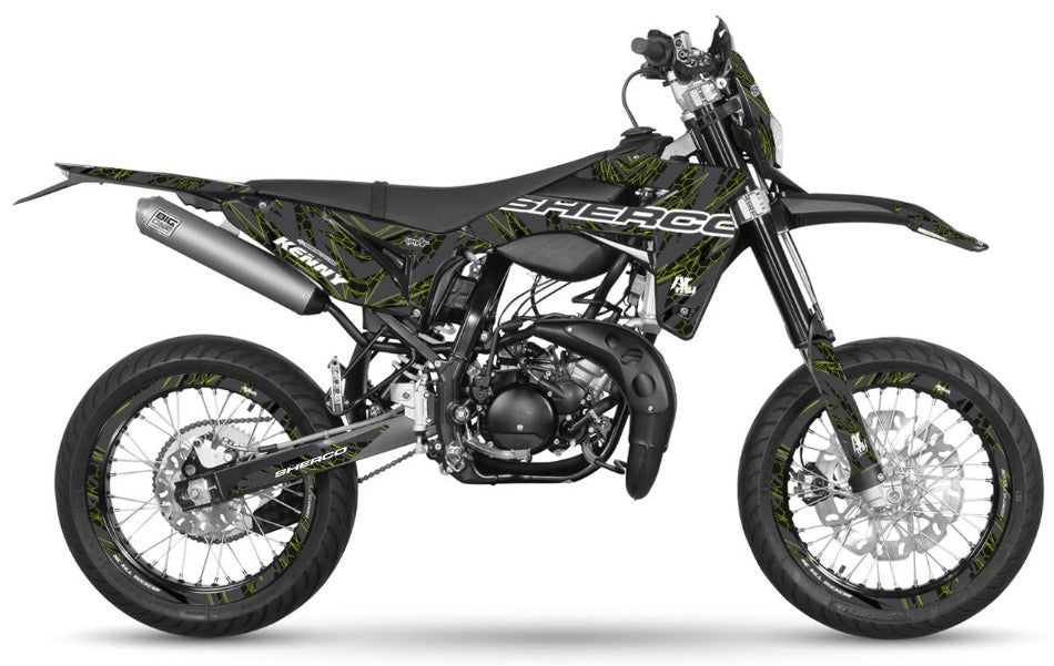 Graphics kit Sherco 50cc 2017-2025 Army Nested | motorcycle stickers | 50cc customization | armysctv