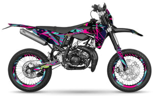 Dekor kit Sherco 50cc 2017-2025 Army Pinkster | Motorradaufkleber | Personalisierung 50cc | armysctv