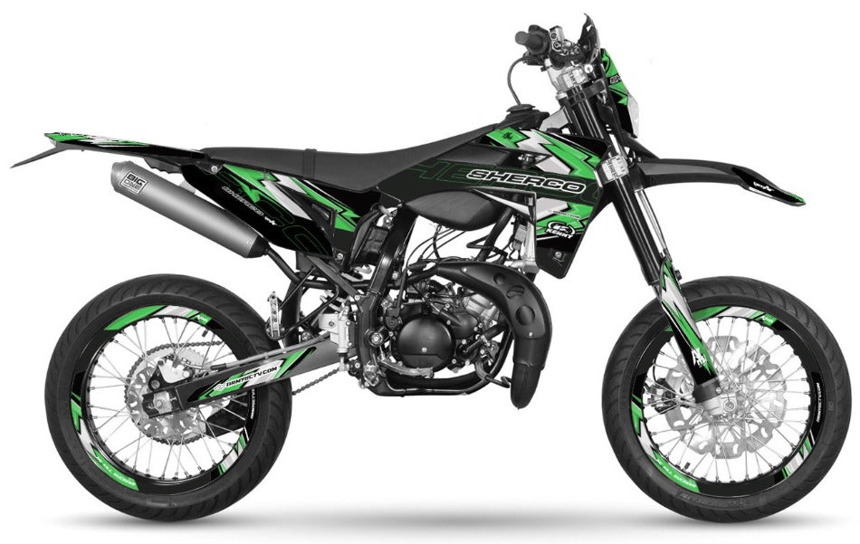 Kit déco Sherco 50cc 2017-2025 Army Kenny | autocollants moto | personnalisation 50cc | armysctv