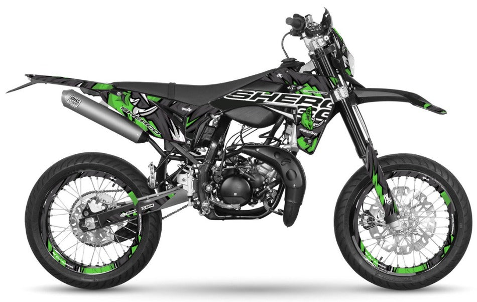 Kit déco Sherco 50cc 2017-2025 Army Rhino | autocollants moto | personnalisation 50cc | armysctv