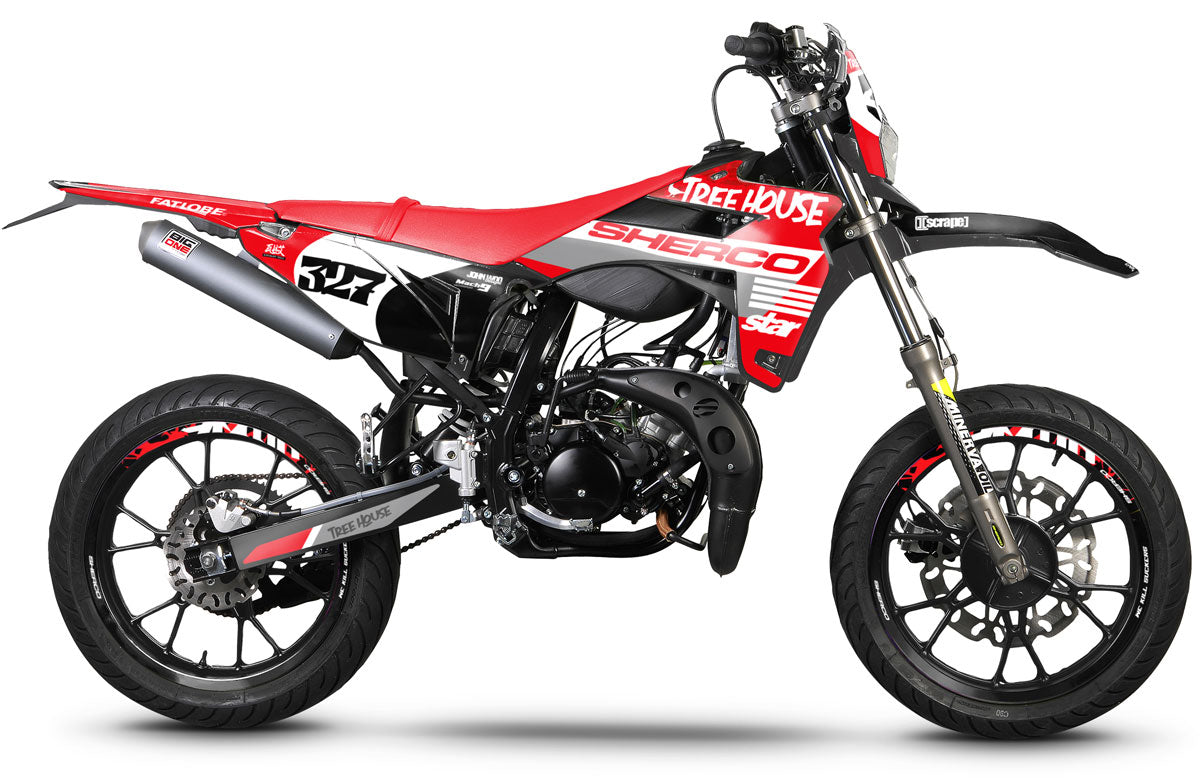 Dekor kit Sherco 50cc 2017-2025 Treehouse Crew | Motorradaufkleber | Personalisierung 50cc | armysctv