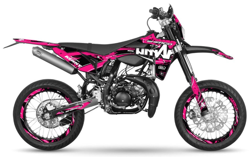 Graphics kit Sherco 50cc 2017-2025 Army Velocity | motorcycle stickers | 50cc customization | armysctv