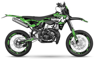 Dekor kit Sherco 50cc 2017-2025 Armee Geschwindigkeit | Motorradaufkleber | Personalisierung 50cc | armysctv