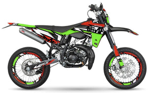 Dekor kit Sherco 50cc 2017-2025 Armee Sieg | Motorradaufkleber | Personalisierung 50cc | armysctv