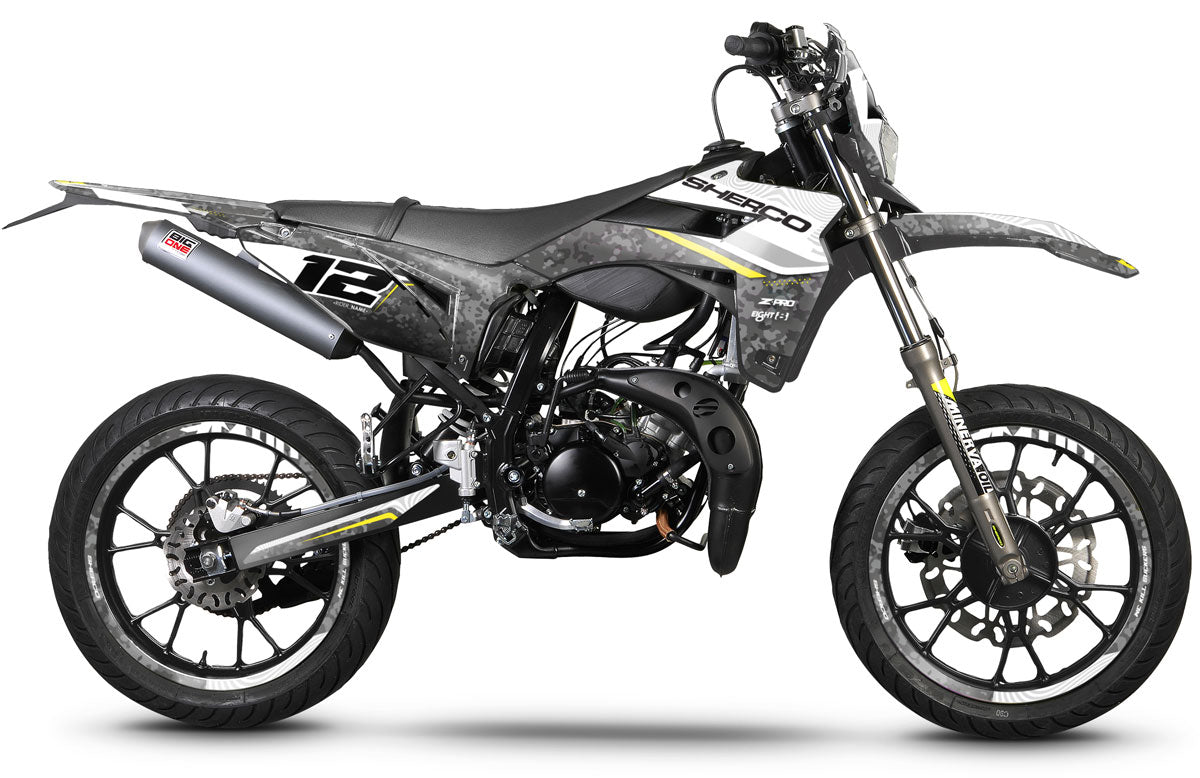 Kit déco Sherco 50cc 2017-2025 Warfare | autocollants moto | personnalisation 50cc | armysctv