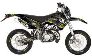 Dekor kit 50cc Sherco HRD 2006-2012 Army Redrum | Motorradaufkleber | 50cc Personalisierung | armysctv