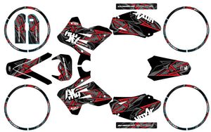 Dekor kit 50cc Sherco HRD 2006-2012 Army Redrum | Motorradaufkleber | 50cc Personalisierung | armysctv