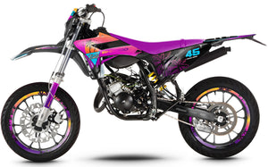 Kit déco Sherco 50cc 2013-2016 Miami | autocollants moto | personnalisation 50cc | armysctv