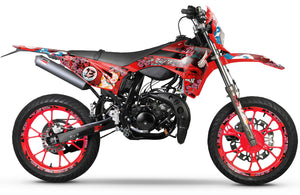 Dekor kit Sherco 50cc 2017-2025 Armee Arigato | Motorradaufkleber | Personalisierung 50cc | armysctv