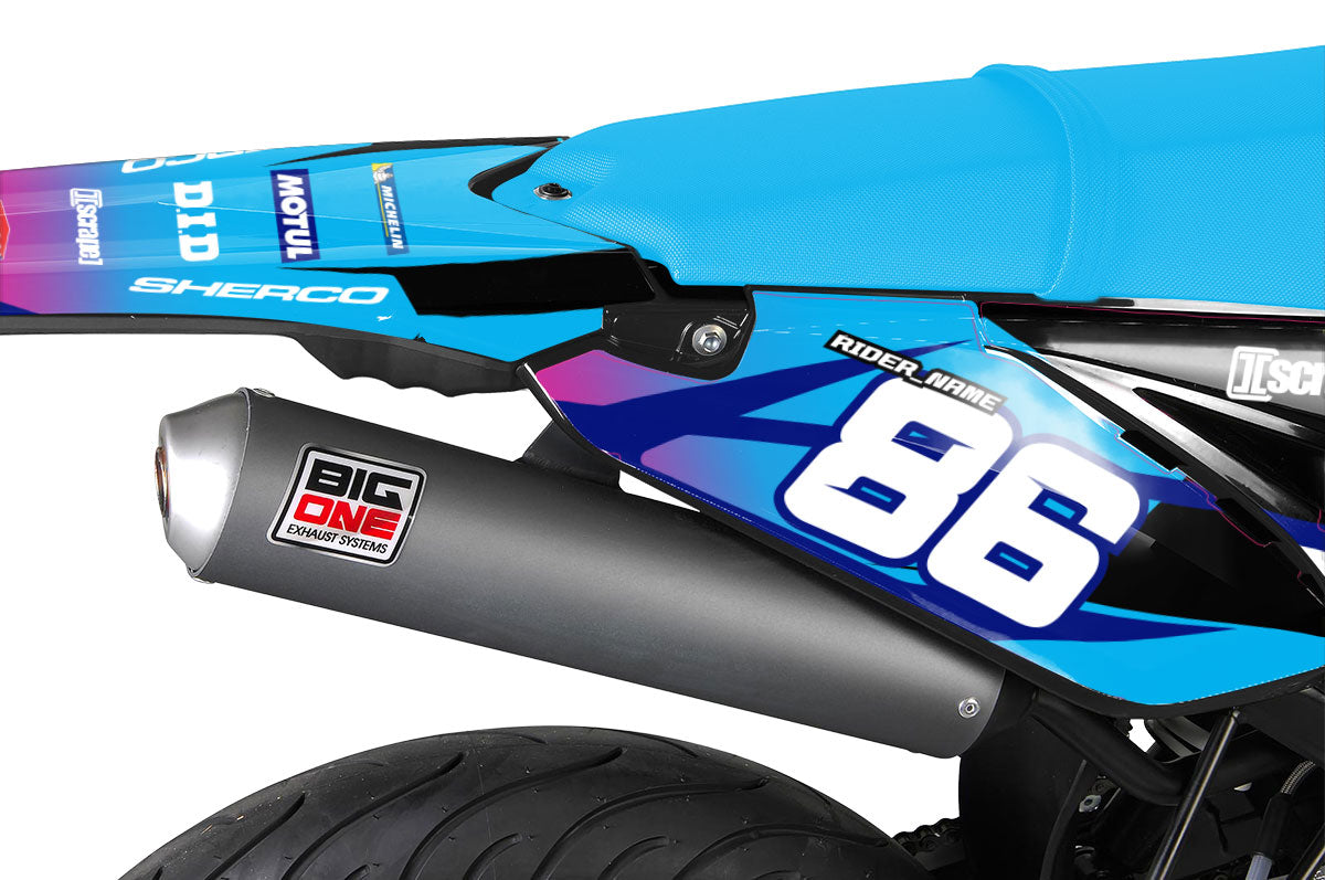 Kit pegatinas Sherco 50cc 2017-2025 Explosión Militar | pegatinas para moto | personalización 50cc | armysctv