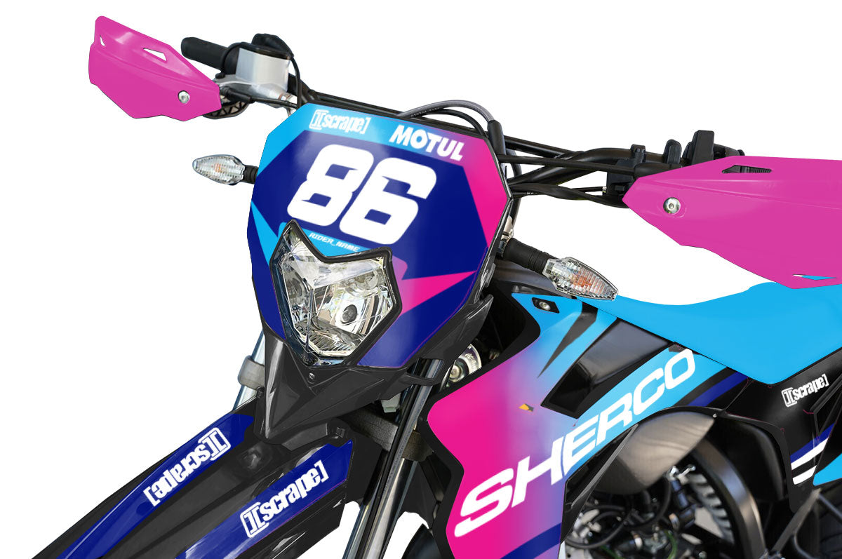 Kit pegatinas Sherco 50cc 2017-2025 Explosión Militar | pegatinas para moto | personalización 50cc | armysctv