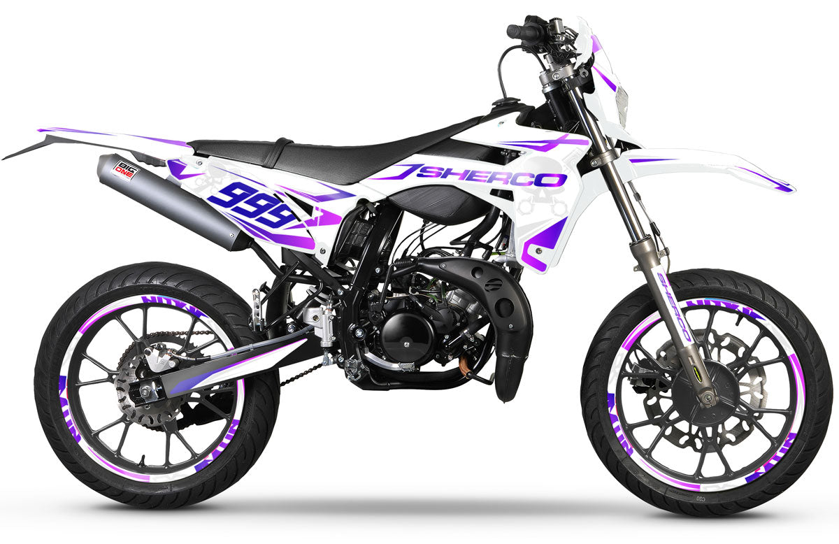 Kit pegatinas Sherco 50cc 2017-2025 Estilo Frío | pegatinas para moto | personalización 50cc | armysctv
