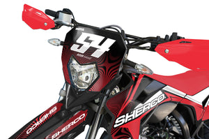 Dekor kit Sherco 50cc 2017-2025 Armee Orion | Motorradaufkleber | Personalisierung 50cc | armysctv