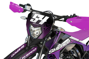 Dekor kit Sherco 50cc 2017-2025 Armee Orion | Motorradaufkleber | Personalisierung 50cc | armysctv