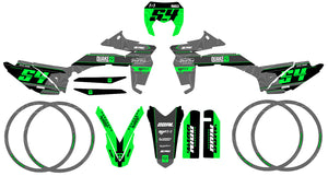 Dekor kit Sherco 50cc 2017-2025 Army Quake | Motorradaufkleber | Personalisierung 50cc | armysctv