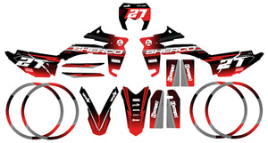 Dekor kit Sherco 50cc 2017-2025 Armee Siebter | Motorradaufkleber | Personalisierung 50cc | armysctv