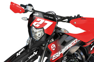 Dekor kit Sherco 50cc 2017-2025 Armee Siebter | Motorradaufkleber | Personalisierung 50cc | armysctv