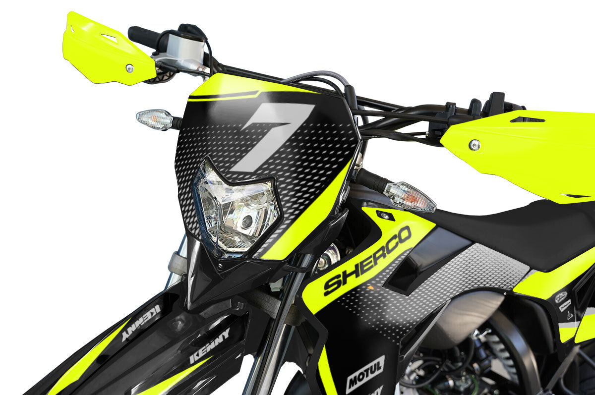 Kit déco Sherco 50cc 2017-2025 Silver Edition | autocollants moto | personnalisation 50cc | armysctv